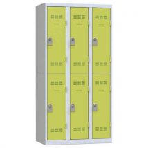 Vestiaire multicases couleur - 1 à 4 colonnes - Largeur 300 mm - Vinco