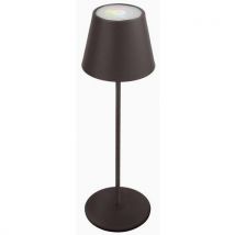 Lampe de table tactile LED rechargeable 38cm - Velamp