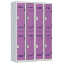 Vestiaire multicases couleur - 1 à 4 colonnes - Largeur 300 mm - Vinco