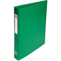 Ringmap Pp Met Harde Kaft 4 Ringen Van 25mm A4 Groen, - Exacompta