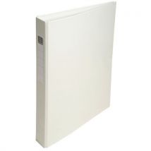 Classeur rembordé PP 4 anneaux ronds de 25mm sur 3eme