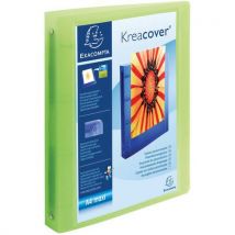 Classeur 4 anneaux 30mm PP chromaline krea cover A4 maxi