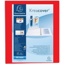 Ringmap kreacover pp 4 d-ringen 25mm A4 Exacompta