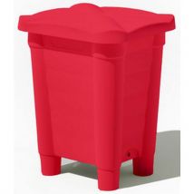 Opslagbak met deksel en voeten - 115 t/m 585 l