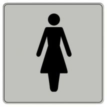 Pictogramme en polystyrène ISO 7001 - Toilette femmes