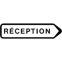 Panneau directionnel grande hauteur standard - Réception - Longueur 1000 mm