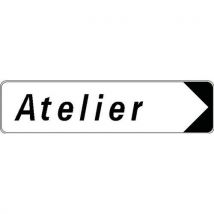 Panneau directionnel standard - Atelier - Longueur 500 mm