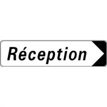 Panneau directionnel standard - Réception - Longueur 500 mm