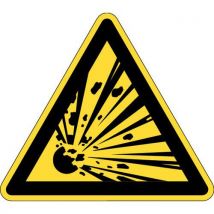 Panneau de danger - Danger matières explosives - Rigide