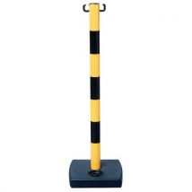 Poteau à chaîne sur socle PVC