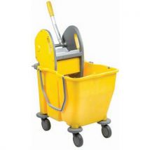 Poetskar Met 2 Emmers En Wringer 2 X 15 L, - Medial