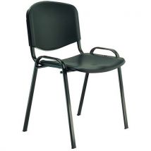 Chaise 4 pieds en polypropylène - Structure noire - Sokoa