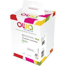 Cartouches d'encre remanufacturées Epson 26XL - 5 couleurs - Owa