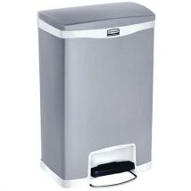 Collecteur Slim Jim Step On Front Step Inox 50 L_Rubbermaid