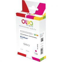 Inktcartridge refurbished Brother LC980 - Owa