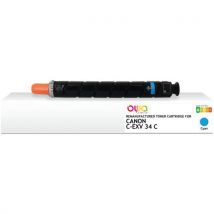 Owa - Gereviseerde Canon C-EXV34 Toner - Cyaan - 19000 Pagina's - 100% Gerecycled