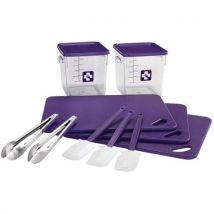 Voedselbereidingsset 12-delig Allergenen Rubbermaid