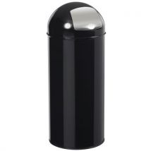 Vuilnisbak 45l Push Met Klapdeksel Grafietzwart, - Rossignol Pro