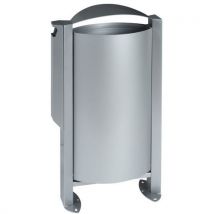 Corbeille 60 L sur pied Arkea et cendrier_Rossignol Pro