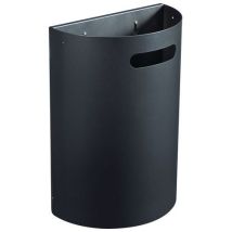 Rossignol Pro - Corbeille murale Arkea premium 20L Anthracite Métal - Ouverture Fente - Gestion Déchets