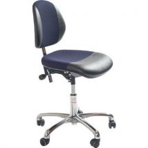 Siège atelier DUO - Imitation cuir et Tissu 3D - Bas - Global Professional Seating