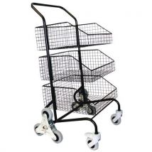 Chariot de distribution de courrier compact