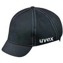 Uvex - Stootpet U-cap Sport - Zwart - 52-55 cm - Korte Klep - ABS - EN 812
