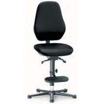 Siège d'atelier ESD Basic sur patins avec repose-pieds_Bimos