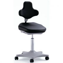 Siège d'atelier ESD Labster, sur patins avec repose-pieds_Bimos