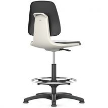 Siège d'atelier Labsit, sur patins, avec repose-pieds_Bimos