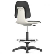 Siège d'atelier Labsit, sur patins, avec repose-pieds_Bimos