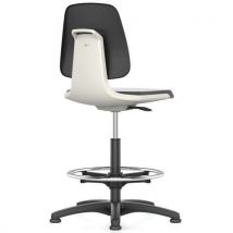 Siège d'atelier Labsit, sur patins, avec repose-pieds_Bimos