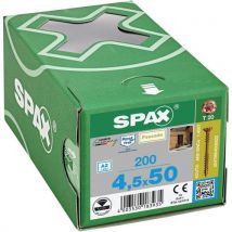 Vis façade pour fixation TX antique Ø4,5mm - Boite de 200 - Spax