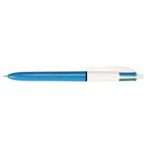Set van 12 - BIC - Intrekbare Balpen 4 Kleuren Original - 1mm Punt - Eco-Verantwoordelijk - Kantoor