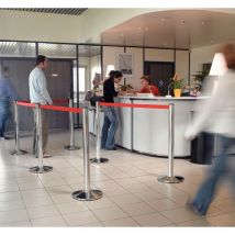 Paal met band Beltrac - Aluminium