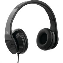 Koptelefoon Bedraad Opvouwbaar Jack 3,5 Mm Stream - Zwart, - TNB