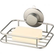 Arvix - Zeep- of sponshouder - Grijs - 11.3 x 11.3 x 11 cm - Praktisch en Stijlvol