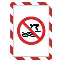 Pochette-cadre d’affichage sécurité - Dos adhésif repositionnable A4