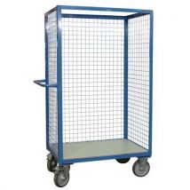 Chariot haut grillagée - 3 cotés - capacité 500 kg - FIMM