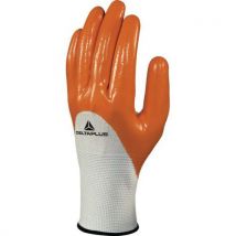Gants tricot polyester - enduction nitrile paume doigts et mi-dos