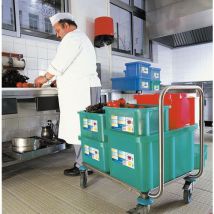 Stapelbare bak met deksel - Lengte 595 mm - 35 tot 55 l - Gilac