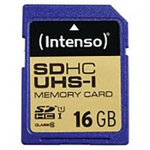 Kaart SDHC UHS-I 16 GB klasse 10 - INTENSO