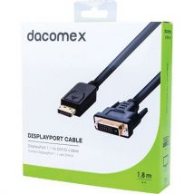 Kabel DisplayPort 1.1 naar DVI-D- 1,8 m DACOMEX
