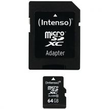 Kaart MicroSDXC 64 GB klasse 10 - INTENSO