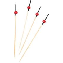 Cocktailprikker Van Bamboe - 12 Cm - Rood, - Matfer