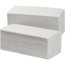 Matfer - Gevouwen Handdoeken Z-vouw - Set van 375 - 20,5x24 cm - Wit - 19 g/m²