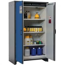 Armoire de sécurité Q-CLASSIC-30 Gris/Bleu RAL 5010 - asecos