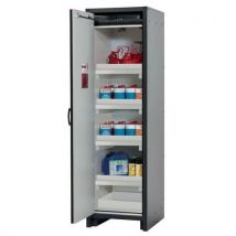 Armoire de sécurité Q-CLASSIC-30 Gris/asecos argent - asecos