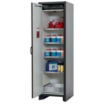 Armoire de sécurité Q-CLASSIC-30 Gris/Rouge RAL 3020 - asecos