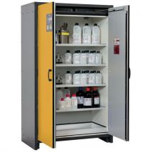 Armoire de sécurité Q-CLASSIC-30 Gris/Jaune RAL 1004 - asecos